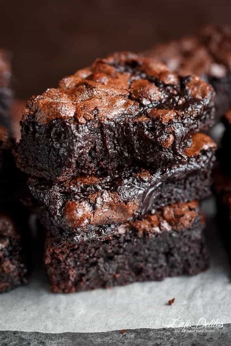 brownies recipe fudgy cafe delights